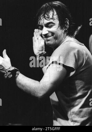 DATA RECORD NON DICHIARATA Der britische Sänger Eric Burdon bei einem Auftritt, a Stoccarda in den 1980er Jahren Credit: Imago/Alamy Live News Foto Stock