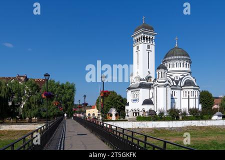 Chiesa della Santissima Trinità a Sighisoara (Romania) Foto Stock