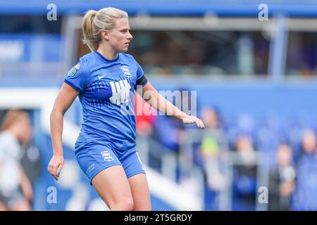 Birmingham, Regno Unito. 5 novembre 2023. Gemma Lawley di Birmingham City presa durante l'incontro del campionato fa Womens tra Birmingham City Women e Reading Women a St Andrews, Birmingham, Inghilterra, il 5 novembre 2023. Foto di Stuart Leggett. Solo per uso editoriale, licenza necessaria per uso commerciale. Nessun utilizzo in scommesse, giochi o pubblicazioni di un singolo club/campionato/giocatore. Credito: UK Sports Pics Ltd/Alamy Live News Foto Stock