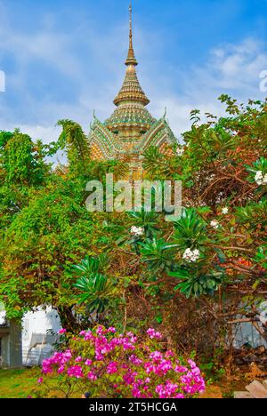 Wat Pho. Phra Mondob (Hor Trijaturamuk). Bangkok. Thailandia Foto Stock