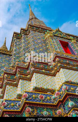 Phra Maha Chedi Sri Rajakarn, Phra Maha Chedi si Ratchararn. Wat Pho. Bangkok. Thailandia Foto Stock