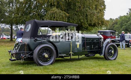 1950 Bentley Tourer «WB 8408» in mostra al Salone privato del Concours d’Elégance che si tiene a Blenheim Palace. Foto Stock