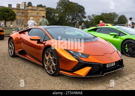 2023 Lamborghini Huracán tecnica, in mostra al Salone Privé Concours d'Elégance Motor show tenutosi a Blenheim Palace. Foto Stock