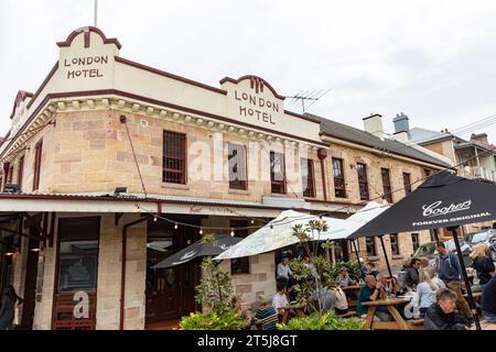 Balmain Sydney, il London Hotel Public House, un bar pub in Darling Street, un pub in stile inglese tradizionale a Sydney, NSW, Australia Foto Stock