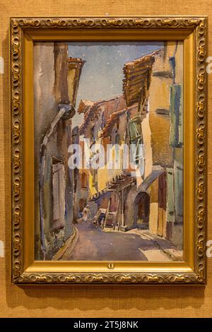 Dipinti nel museo di Agen, Lot-et-Garonne, Francia Foto Stock