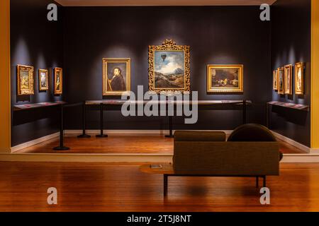 Dipinti nel museo di Agen, Lot-et-Garonne, Francia Foto Stock