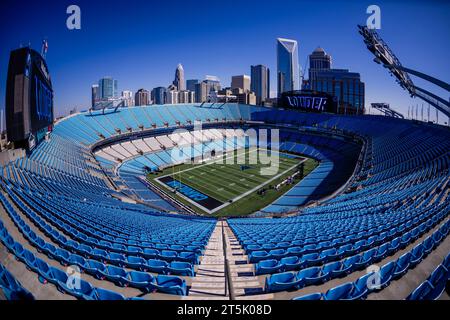 Charlotte, NC, USA. 5 novembre 2023. In totale, il Bank of America Stadium prima della partita tra i Carolina Panthers e gli Indianapolis Colts a Charlotte, NC. (Scott Kinser/Cal Sport Media). Credito: csm/Alamy Live News Foto Stock