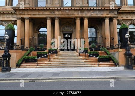 Ingresso al Merchant Hotel a Belfast, Irlanda del Nord Foto Stock