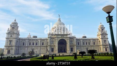 Victoria Memorial, Calcutta è il monumento più grande a un monarca in tutto il mondo. Foto Stock