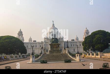 Victoria Memorial, Calcutta è il monumento più grande a un monarca in tutto il mondo. Foto Stock