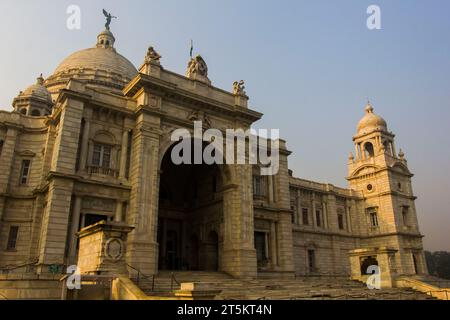 Victoria Memorial, Calcutta è il monumento più grande a un monarca in tutto il mondo. Foto Stock