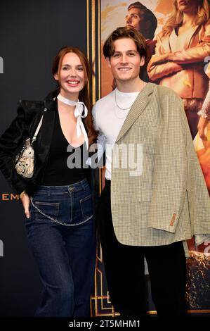 Ina Hout und Moritz Bäckerling bei der Premiere des Kinofilms Die Tribute von Panem - la Ballata degli uccelli canori e serpenti/i Giochi della fame: La Ballata degli uccelli canori e dei serpenti im Zoo Palast. Berlin, 05.11.2023 *** Ina Hout e Moritz Bäckerling alla prima del film il tributo di Panem la ballata di uccelli canori e serpenti The Hunger Games la ballata di uccelli canori serpenti allo Zoo Palast di Berlino, 05 11 2023 foto:Xn.xKubelkax/xFuturexImagex panem berlin 3117 Credit: Imago/Alamy Live News Foto Stock