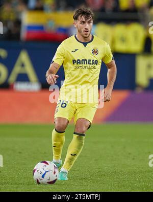 Villarreal, Spagna. 5 novembre 2023. L'Altimira del Villarreal CF durante la partita di la Liga tra il Villarreal CF e l'Athletic Club ha giocato allo Stadio la Cerámica il 5 novembre a Villarreal, in Spagna. (Foto di Jose Torres/PRESSINPHOTO) crediti: PRESSINPHOTO SPORTS AGENCY/Alamy Live News Foto Stock