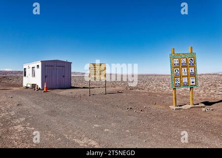 Paesaggi lunari del deserto di Atacama - Cile - San Pedro de Atacama Foto Stock