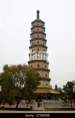 CITTÀ DI CHENGDE - 20 OTTOBRE: Stupas nel Tempio di YongYou, architettura paesaggistica，resort di montagna di chengde, il 20 ottobre 2014, città di Chengde, provincia di Hebei Foto Stock