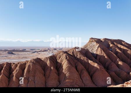 Paesaggi lunari del deserto di Atacama - Cile - San Pedro de Atacama Foto Stock