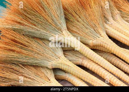 frullare la scopa, primo piano della foto Foto Stock