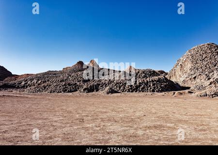 Paesaggi lunari del deserto di Atacama - Cile - San Pedro de Atacama Foto Stock