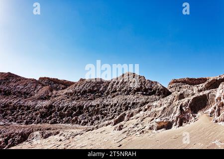 Paesaggi lunari del deserto di Atacama - Cile - San Pedro de Atacama Foto Stock