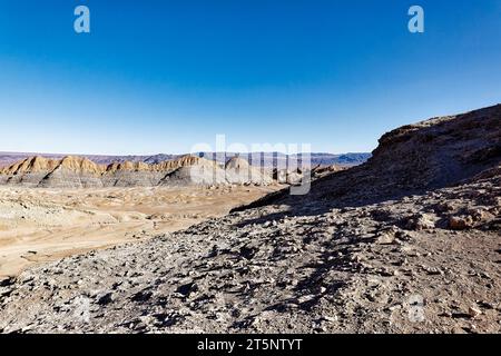 Paesaggi lunari del deserto di Atacama - Cile - San Pedro de Atacama Foto Stock