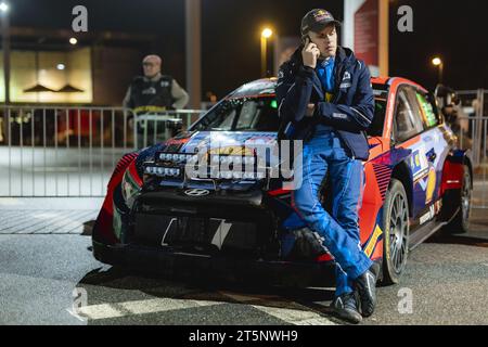 TANAK Ott (EST), M-SPORT FORD WORLD RALLY TEAM, FORD Puma Rally1 Hybrid, WRC, ritratto durante il Rally dell'Europa centrale 2023, dodicesima prova del WRC World Rally Car Championship 2023, dal 26 al 29 ottobre 2023 a Passau, Germania Foto Stock