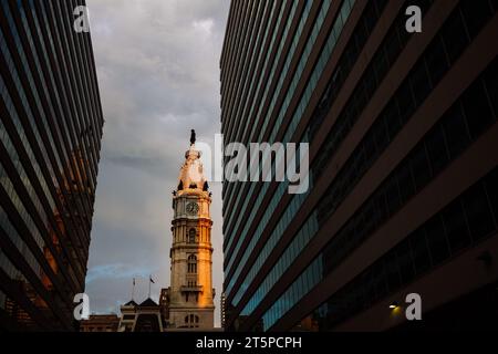 Storico municipio di Philadelphia Foto Stock