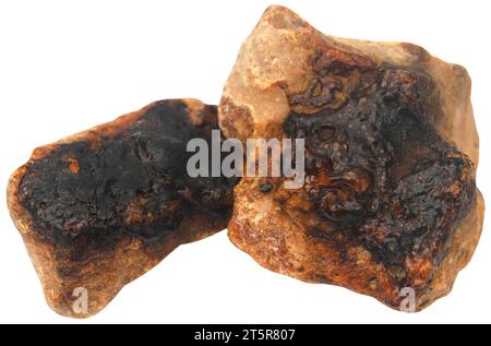 Incenso dhoop, una naturale resina aromatica utilizzata in profumi e incensi Foto Stock