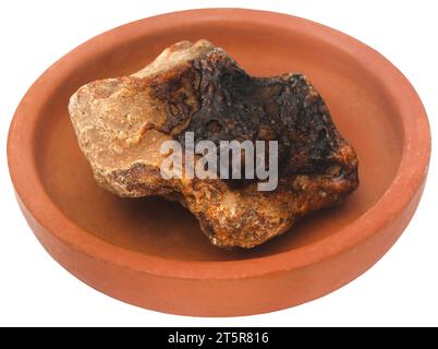 Incenso dhoop, una naturale resina aromatica utilizzata in profumi e incensi Foto Stock