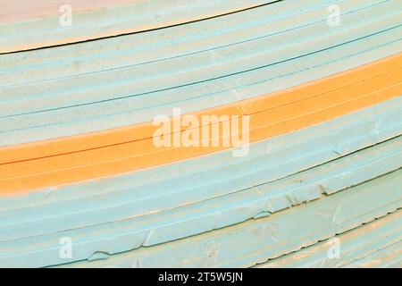 Struttura dei materiali da costruzione per isolamento termico, primo piano della foto Foto Stock
