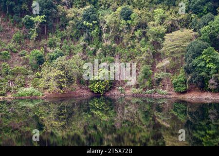 Dalla spiaggia di Nosy Be a Mont Passot Foto Stock