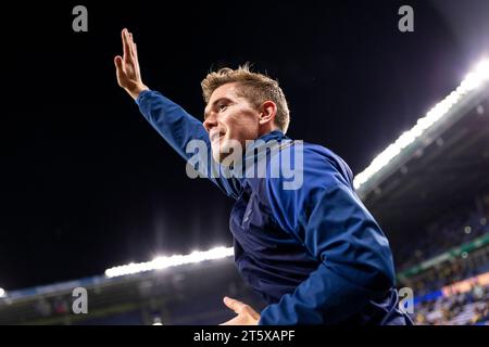 Brondby, Danimarca. 6 novembre 2023. Mathias Greve di Broendby SE visto prima del 3F Superliga match tra Broendby IF e Aarhus GF al Brondby Stadium. (Foto: Gonzales Photo/Alamy Live News Foto Stock