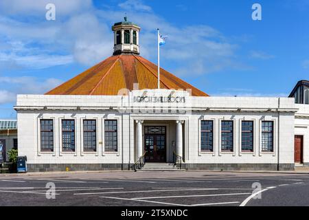 The Beach Ballroom, Aberdeen, Scozia, Regno Unito, edificio Art-Deco di categoria B, costruito nel 1926. Foto Stock