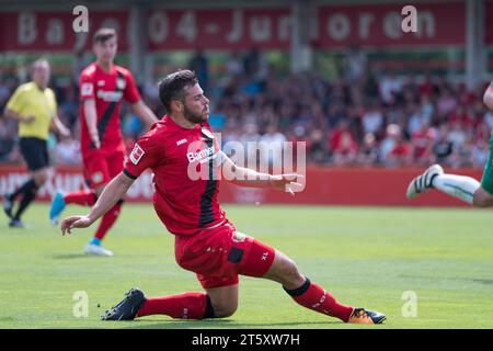 Kevin Volland Fussball Freundschaftsspiel Bayer 04 Leverkusen - VFB Speldorf a Leverkusen, Germania AM 08.07.2017 Foto Stock