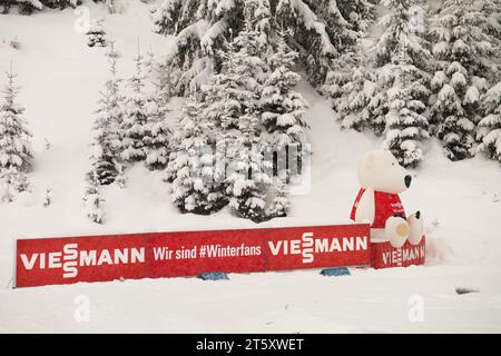 Biathlon Welt Cup 10 KM Verfolgung der Frauen a Hochfilzen, Oesterreich AM 09.12.2017 Foto Stock