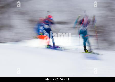 Biathlon allgemein Biathlon Welt Cup 10 KM Sprint der Herren a Ruhpolding, Deutschland AM 13.01.2017 Foto Stock