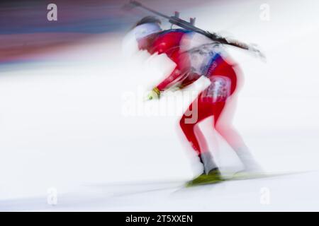 Biathlon allgemein Biathlon Welt Cup 10 KM Sprint der Herren a Ruhpolding, Deutschland AM 13.01.2017 Foto Stock