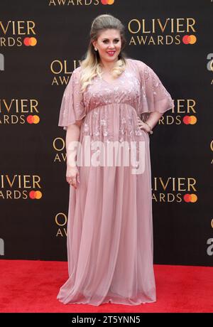 Londra, Regno Unito. 7 aprile 2019. Louise Pentland partecipa agli Olivier Awards 2019 con MasterCard alla Royal Albert Hall di Londra, Inghilterra. (Foto di Fred Duval/SOPA Images/Sipa USA) credito: SIPA USA/Alamy Live News Foto Stock