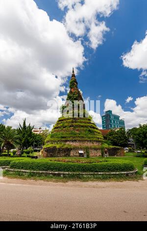 Quella Dam Stupa, centro città, Vientiane, Laos, Sud-Est asiatico, Asia Foto Stock