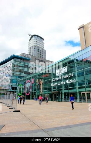 Manchester - luglio 27: Sede della British Broadcasting Corporation (BBC) a Manchester, il 27 luglio 2016, Inghilterra. Foto Stock