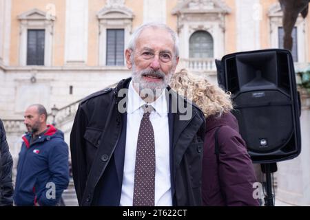 Roma, Italia. 7 novembre 2023. Riccardo di segni, rabbino capo della Comunità ebraica di Roma (foto di Matteo Nardone/Pacific Press/Sipa USA) credito: SIPA USA/Alamy Live News Foto Stock