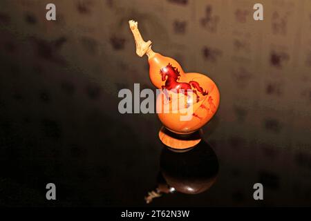 arte e artigianato dei fiori caldi di zucca Foto Stock