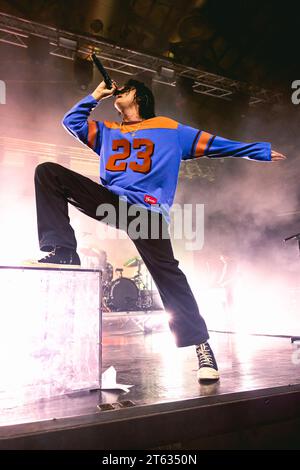 Milano, Italia. 7 novembre 2023. Paul Jason Klein dei Lany si esibisce dal vivo in concerto all'Alcatraz di Milano. Credito: SOPA Images Limited/Alamy Live News Foto Stock