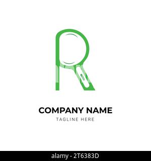 Logo colorato con sfumature di lettera Illustrazione Vettoriale