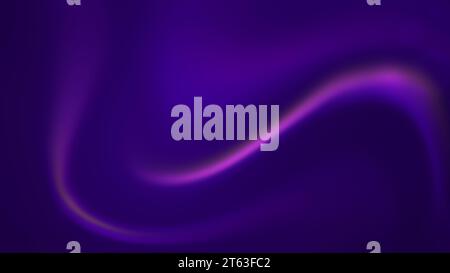 Forme curve di colore rosa ondulato, viola e blu fluide astratte su sfondo blu scuro o viola. Sfondo sfocato e dinamico con spazio di copia. Foto Stock