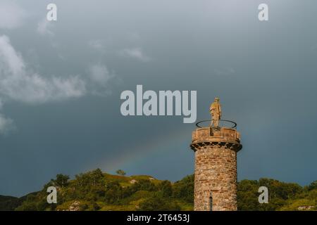 Isola del cielo paesaggio Sctoland Foto Stock