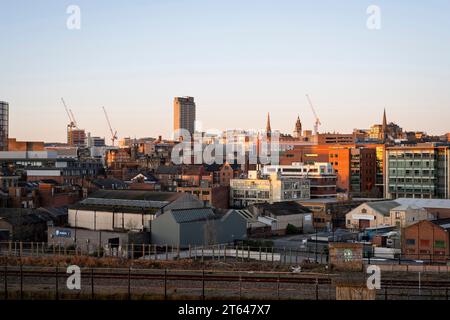 Vista su Sheffield Foto Stock