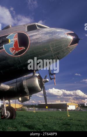 Grande Flotta di argento piano, Pearson Air Museum, Vancouver National Historic Reserve, Washington Foto Stock