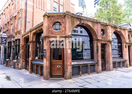 Parte anteriore del Todd's Wine Bar, il sito del primo coffee house di Londra, Regno Unito Foto Stock