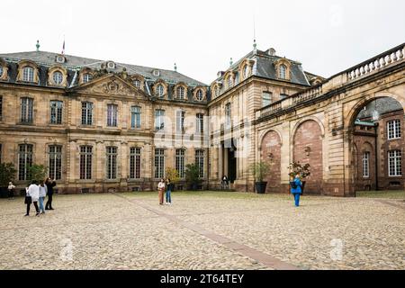 Municipio, Palais Rohan, Strasburgo, Alsazia, Francia Foto Stock