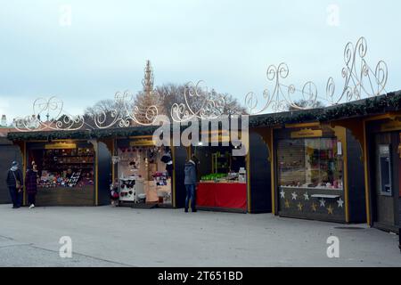 Vienna, Austria - 23 novembre 2019: Mercatino di Natale Foto Stock